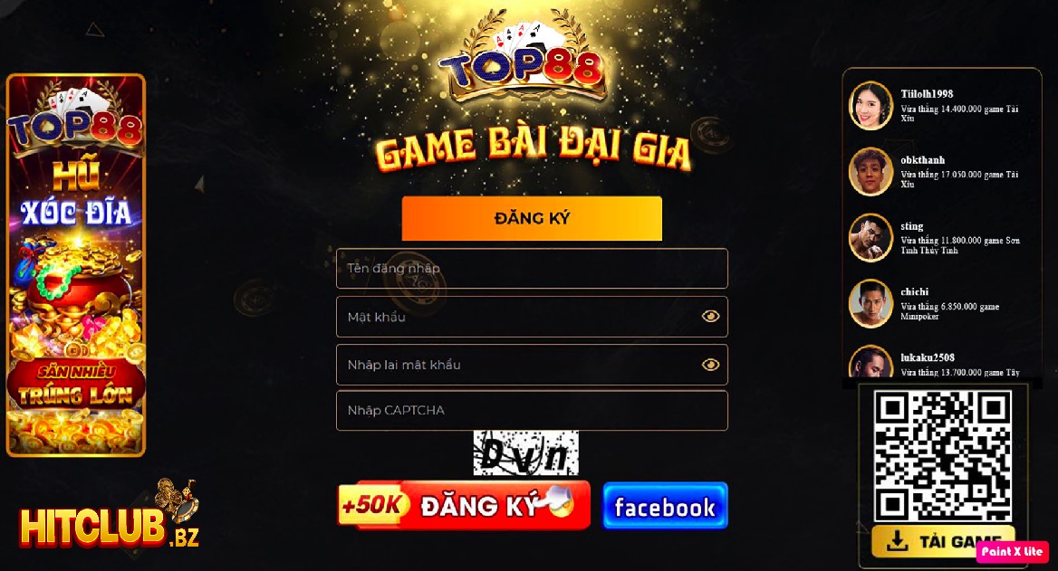 Top88 Hit Club Game Bài Hay Ngàn Quà Hay Không Thể Bỏ Lỡ